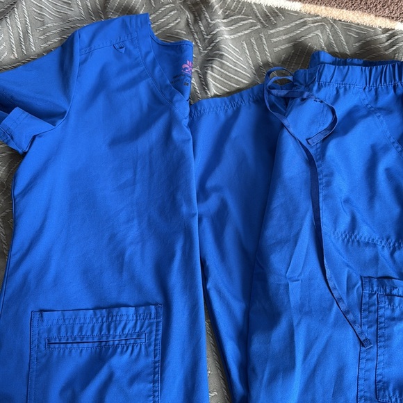 Blue Scrub Set - Picture 2 of 2